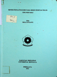 SISTEM PENGATUR SUHU PADA MESIN PENETAS TELUR TIPE PORTABLE