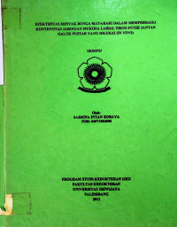EFEKTIFITAS MINYAK BUNGA MATAHARI DALAM MEMPERBAIKI KONTINUITAS JARINGAN MUKOSA LABIAL TIKUS PUTIH JANTAN GALUR WISTAR YANG DILUKAI (IN VIVO)