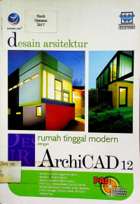 desain arsitektur rumah tinggal modern dengan  ArchiCAD 12
