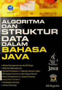 ALGORITMA DAN STRUKTUR DATA DALAM BAHASA JAVA