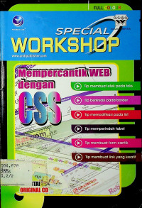 SPECIAL WORKSHOP:  Mempercantik WEB dengan CSS