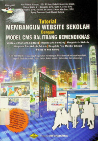 Tutorial MEMBANGUN WEBSITE SEKOLAH Dengan MODEL CMS BALITBANG KEMENDIKNAS