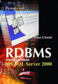 RDBMS menggunakan MS SQL Server 2000