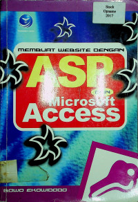 Membuat Website Dengan ASP Microsoft Access