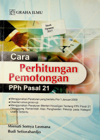 Cara Perhitungan Pemotongan PPh Pasal 21