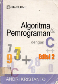 Algoritma dan Pemograman dengan C++, Edisi 2