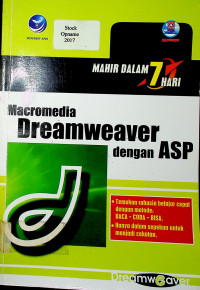 MAHIR DALAM 7 HARI: Macromedia Dreamweaver dengan ASP