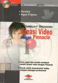 MEMBUAT SENDIRI Kreasi Video dengan Pinnacle