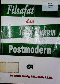 Filsafat dan Teori Hukum Postmodern