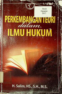 PERKEMBANGAN TEORI dalam ILMU HUKUM