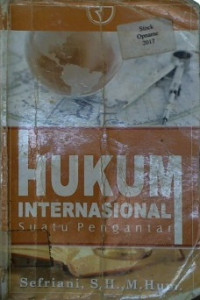 HUKUM INTERNASIONAL, Suatu Pengantar