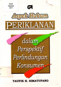 Aspek Hukum PERIKLANAN dalam Perspektif Perlindungan Konsumen