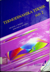 TERMODINAMIKA TEKNIK JILID 2 EDISI 4