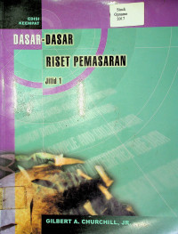 DASAR-DASAR RISET PEMASARAN, EDISI KEEMPAT Jilid I