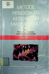 METODE PENDIDIKAN KESEHATAN MASYARAKAT, EDISI 2