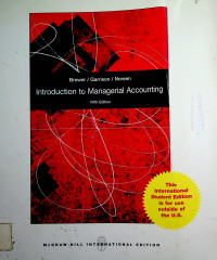 Introduction to Managerial Accounting Fifth Edition