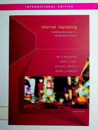 internet marketing: building advantage in a networked economy, second edition