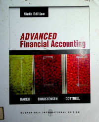 ADVANCED Financial Accounting, Ninth Edition