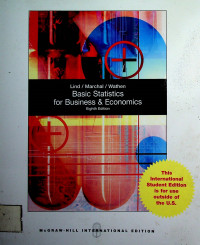 Basic Statistics for Business & Economics, Eighth Edition