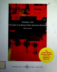 Principles of Auditing & Other Assurance Services, Eighteenth Edition