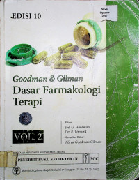 Goodman & Gilman: Dasar Farmakologi Terapi, Edisi 10 Vol 2