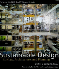 Sustainable Design Ecology, Architecture, and Planning