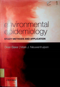 environmental epidemiology STUDY METHODS AND APPLICATION