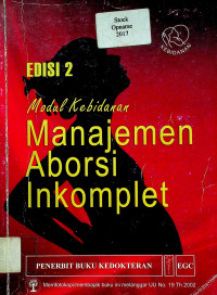 Modul Kebidanan Manajemen Aborsi Inkomplet, EDISI 2