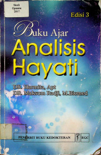 Buku Ajar Analisis Hayati, Edisi 3