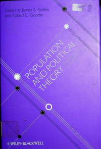 POPULATION AND POLITICAL THEORY : Philosophy, Politics and Society 8