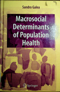 Macrosocial Determinants of Population Health