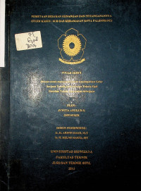 PEMETAAN SEBARAN GENANGAN DAN PENANGANANNYA (STUDI KASUS : SUB DAS SELINCAH PALEMBANG)