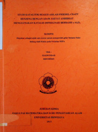 KAJIAN JENIS INTERAKSI ION LOGAM Cu2+ DAN Cr3+ DENGAN SELULOSA HASIL PEMISAHAN SERBUK KAYU INDUSTRI MEBEL