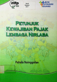 PETUNJUK KEWAJIBAN PAJAK LEMBAGA NIRLABA