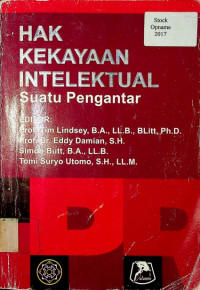 HAK KEKAYAAN INTELEKTUAL Suatu Pengantar