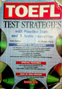 TOEFL TEST STRATEGIES with Practice Tests and 5 Audio Cassettes, Third Edition