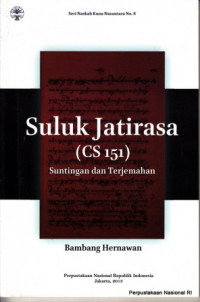 Suluk Jatirasa (CS 151): Suntingan dan Terjemahan