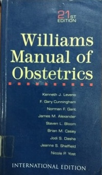 Williams Manual Of Onbstetrics