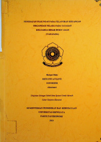 PENERAPAN PSAK N0.45 PADA PELAPORAN KEUANGAN ORGANISASI NILABA PADA YAYASAN KELUARGA BESAR BUKIT ASAM (YAKASABA)