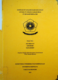 KOMPARATIF ANALISIS RASIO KEUANGAN ANTARA PT GUDANG GARAM,TBK & PT HM SAMPOERNA,TBK