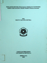 PENGARUH METODE PEMASAKAN TERHADAP KOMPOSISI KIMIA PADA DAGING UDANG WINDU (Penaeus monodon)