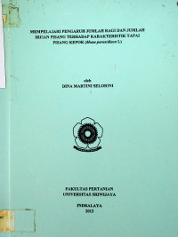 MEMPELAJARI PENGARUH JUMLAH RAGI dan JUMLAH IRISAN PISANG TERHADAP KARAKTERISTIK TAPAI PISANG KEPOK (Musa parasidiaca L)