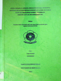 ANGKA KEJADIAN ASFIKSIA PADA PENDERITA KETUBAN PECAH DINI DENGAN KEHAMILAN ATERM DI RUMAH SAKIT DR. MOHAMMAD HOESIN PALEMBANG PERIODE JANUARI 2012 - DESEMBER 2012