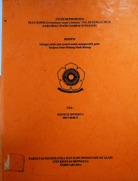 STUDI REPRODUKSI IKAN KIPER (Scatophagus argus Linnaeus, 1766) DI SUNGAI MUSI DARI DESA UPANG SAMPAI SUNGSANG