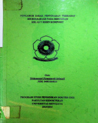 PENGARUH JARAK PENYINARAN TERHADAP MICROLEAKAGE PADA RESTORASI KELAS V RESIN KOMPOSIT