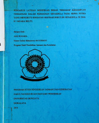 PENGARUH LATIHAN MODIFIKASI BEBAN TERHADAP KEMAMPUAN TENDANGAN DALAM PERMAINAN SEPAKBOLA PADA SISWA PUTRA YANG MENGIKUTI KEGIATAN EKSTRAKURIKULER SEPAKBOLA DI SMA N 1 MUARA BELITI.