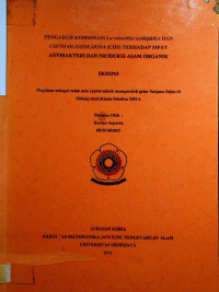 PENGARUH KOMBINASI LACTOBACILLUS ACIDOPHILUS DAN CHITO­ OLIGOSAKARIDA TERHADAP SIFAT ANTIBAKTERI DAN PRODUKSI ASAM ORGANIK.