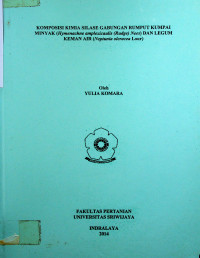 KOMPOSISI IMIA SILASE GABUNGAN RUMPUT KUMPAI MINYAK ( Hymenanchne amplexicaulis (Rudge) Nees) DAN LEGUM KEMAN AIR (Neptunia oleracea Lour)