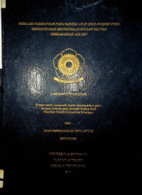 PRILAKU SAMBUNGAN PADA RANGKA ATAP COLD-FORMED STEEL MENGGUNAKAN RECTANGULAR HOLLOW SECTION BERDASARKAN AISI 2007.