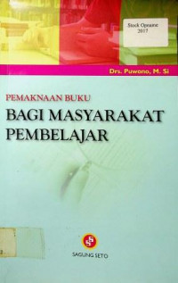 PEMAKNAAN BUKU BAGI MASYARAKAT PEMBELAJAR